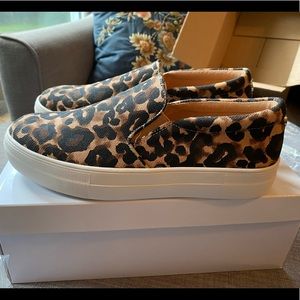 Steve Madden Leopard Gills Slip-On Sneakers